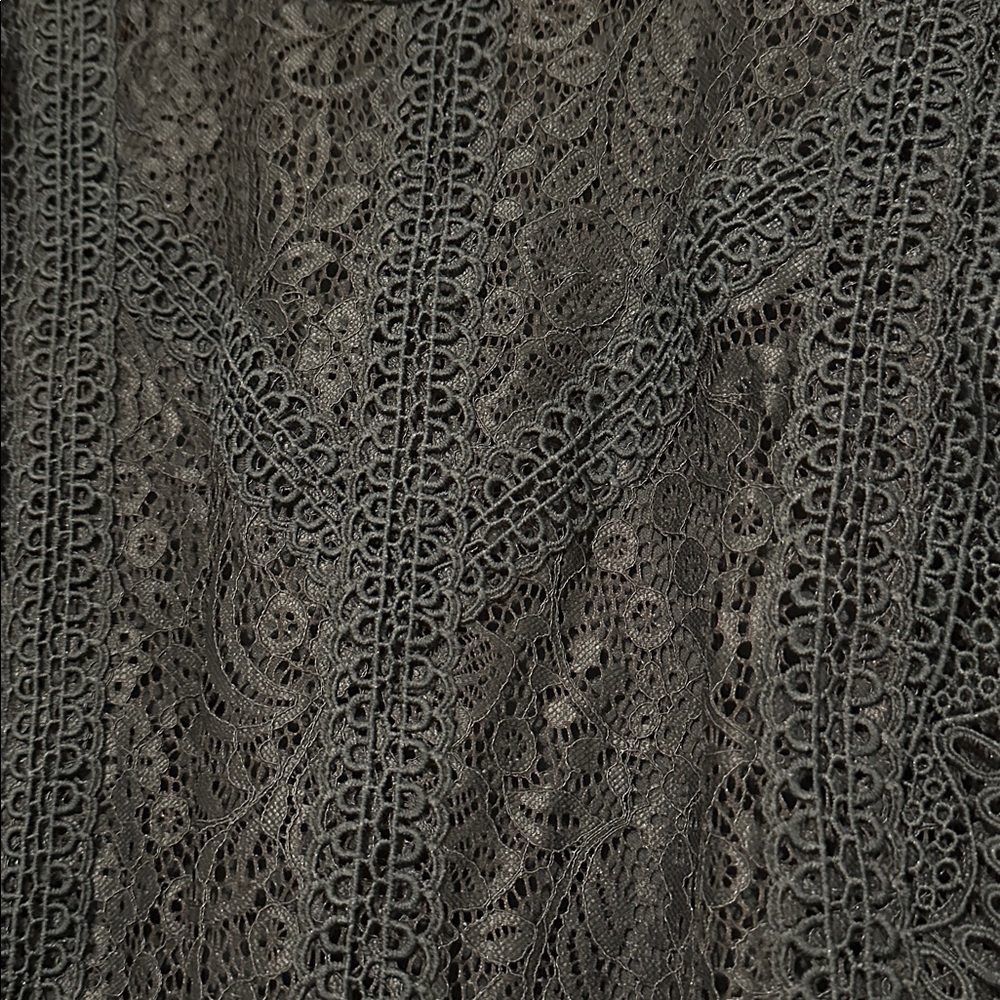 Cable and Gauge Lace Sleeveless Top size 1x green - Picture 5 of 9